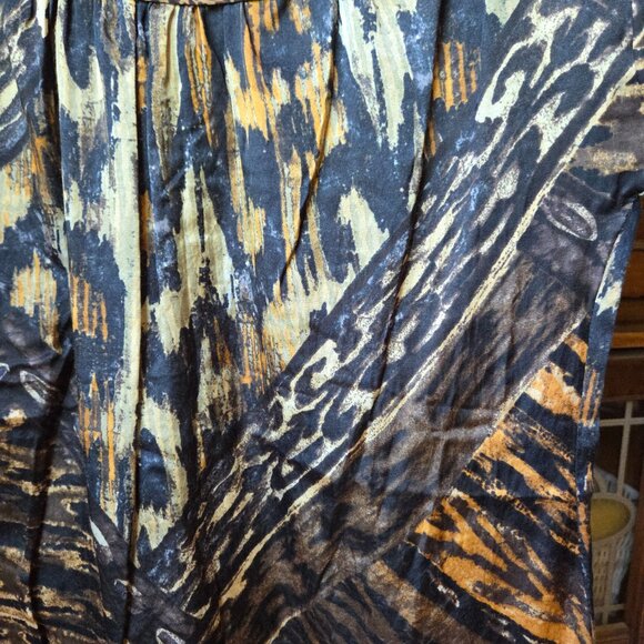 Beautiful mini Dress 100% Silk Animal Print - Picture 3 of 5